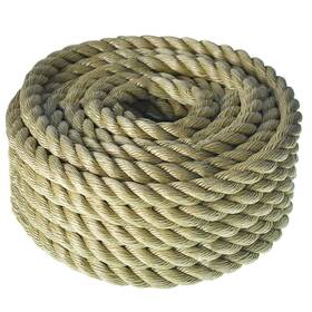 5955450-927906 Hostic Twisted 3 Strand Polypropylene Synthetic Promanila Rope Multipurpose Artifici