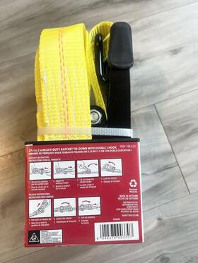 1005414145 Husky Tools 27 Ft X 2 In Heavy Duty Ratchet Tie-down 3333 Lb Working Load