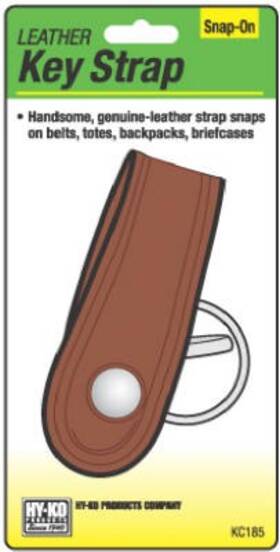 Kc185 Hy-ko 5 Pack - Key Strap Leather With Metal Clip