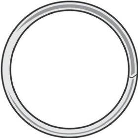 Kb105 Hy-ko Prod Co 10 Pack Split Key Ring 1- Inch 100-pk