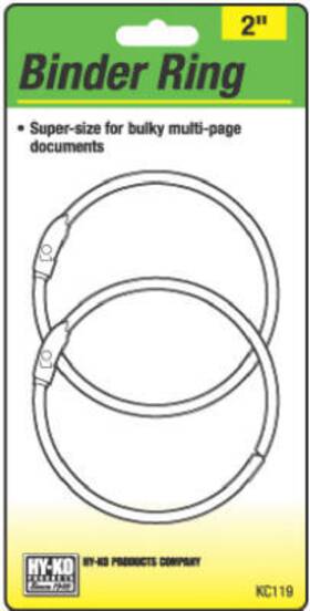 Kc119 Hy-ko Prod Co 5 Pack - Binder Ring 2- Inch 2-pk. -kc119