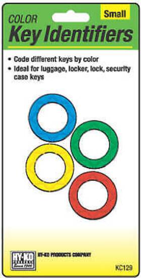 Kc129 Hy-ko Prod Co 5 Pack - Key Identifiers Small 4-pk. -kc129