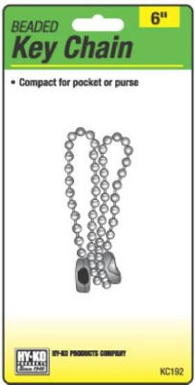 Kc192 Hy-ko Prod Co 5 Pack - Beaded Key Chain 6- Inch 2-pk. -kc192