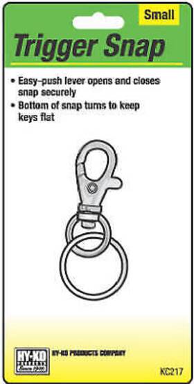 Kc217 Hy-ko Prod Co 5 Pack - Trigger Snap With Split Ring Small -kc217