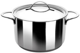 605222 Ibili Noah Stock Pot With Lid Stainless Steel Silver 22 X 7 Cm