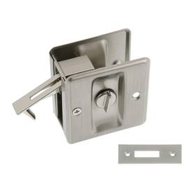 25411-015 Idh By St. Simons Premium Quality Solid Brass Pocket Privacy Door P