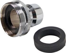 36108e  Inc. Dishwasher Faucet Adapter Snap Connection 15/16-27male Or