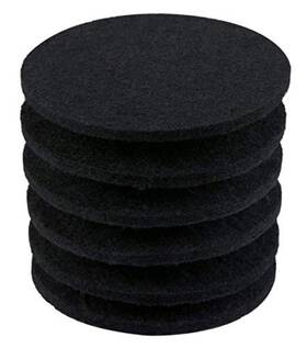 Innotak 617270109748 Charcoal Filters For Compost Bucket 7.25 Inch Round Extra-thick 0.4 Activated