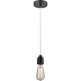 Inno100bk-10w-2bk Innovations 100bk-10w-2bk Transitional One Light Mini Pendant From Winchester