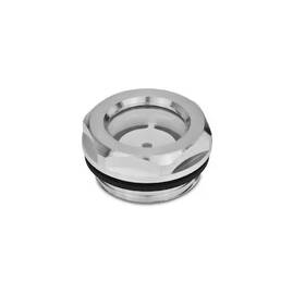 Gn743.1-14-m20x1.5-a J.w. Winco 743.1-14-m20x1.5-a Oil Sight Glass Aluminum