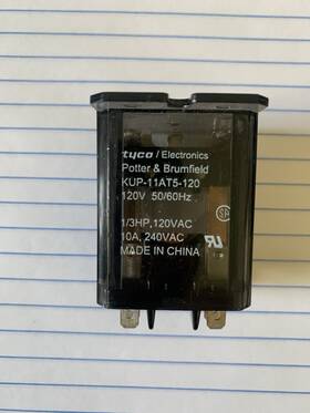 5945-111-35-19 Jackson Dishwasher Control Relay #5945-111-35-19 2 Pole 120v 50/60 Hz 3a 1/3 Hp