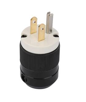 Jectse 750086105662 125v 3 Poles Us Plug Waterproof Holes Power High Grade Industry Male