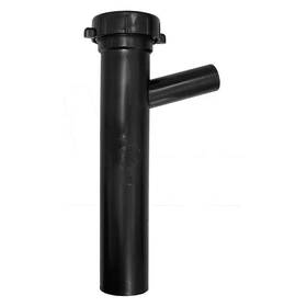 Jones Stephens 313056391337 1-1/2 Inch Black Plastic Slip Joint Dishwasher Tailpiece