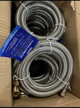 S04235 Jones Stephens 3/8 Inch Od X Mip X72 Ss Dishwasher Connector New 10pk