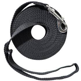 Anna304 Justzon Cotton Web Dog Training Lead Black 20-feet