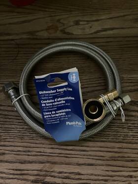 Pp23836 Keeney Holdings Llc Plumb Pak Dishwasher Supply Line