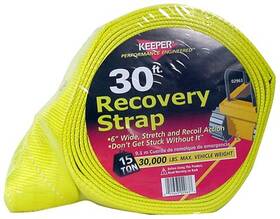 02963 Keeper Vehicle Recovery Strap 6- Inch X 30-ft. -02963