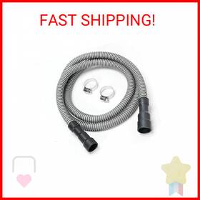 Kelaro 850009354396 Universal Dishwasher Drain Hose - 6 Foot Corrugated And Flexible For Inst