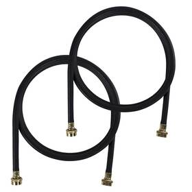 Krwhb-48-2 Kelaro Rubber Washing Machine Hoses 4 Foot - Black By