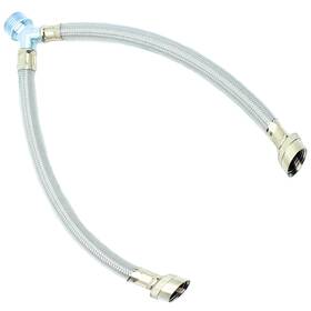 Kssymh1 Kelaro Stainless Steel Washing Machine Y Mixer Hose By - 3/4 Inch Blend Or Spli
