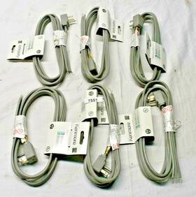 Kenmore 012505454707 Lot Of 6 Ul Certified Dishwasher Electrical Power Cords 3 Prong - Ft