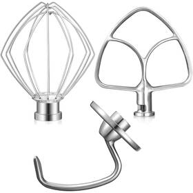 5ksm175psehy4 Kenmore Kitchenaid - Mixer Hook Beater Whip Stainless Steel Set Fit Models