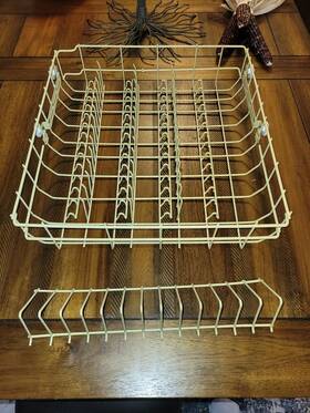 587.703203 Kenmore 807569 Vintage Dish Washer Upper Rack 807857 Yellow