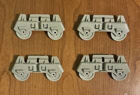 Wpw10261334 Kenmore W10261334 Oem Genuine Dishwasher Dishrack Wheel Set Of 4