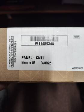 W11459348 Kitchenaid Brand New Oem Dishwasher Control Panel