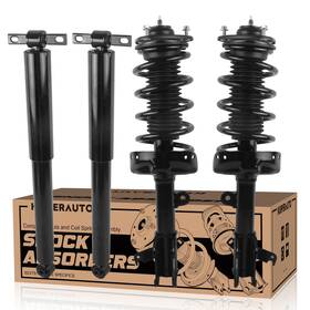 172541 Kuiperauto 657381439440 172542 37316 Complete Front And Rear Struts Coil Spring Assembly Compati