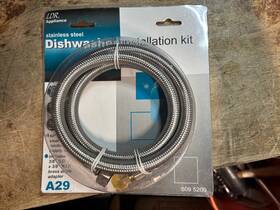 Ldr 019442040079 Dishwasher Installation Kit With 5ft Hose Stainless Steel A29 New In Package