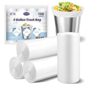 Lg-tb006 Leagim Small Trash Bags 4 Gallon - 108 Count Leakage-proof Bag
