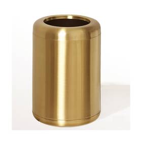 Leasylife 718132632906 10 L/2.6gallon Brass Trash Can Brushed Bathroom Gold Was... Fast Ship