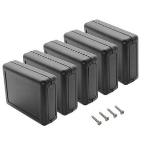 Lemotech 714453117733 5 Pieces Abs Plastic Electrical Project Case Power Junction Box Pro