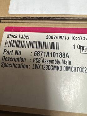 6871a10188a Lg Genuine Oem Dishwasher Control Board 6871a10188a Lg Genuine Oem Dishwasher Control Board