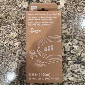 Agf30462901 Lg Universal Dishwasher Power Cord Kit