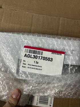 Agl30170503 Lg Control Panel Assembly For Dishwasher