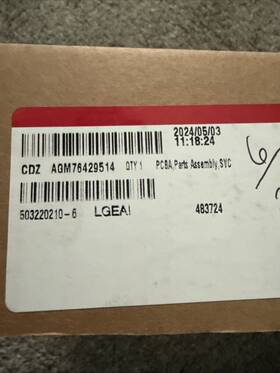 Agm76429514 Lg Parts Assembly