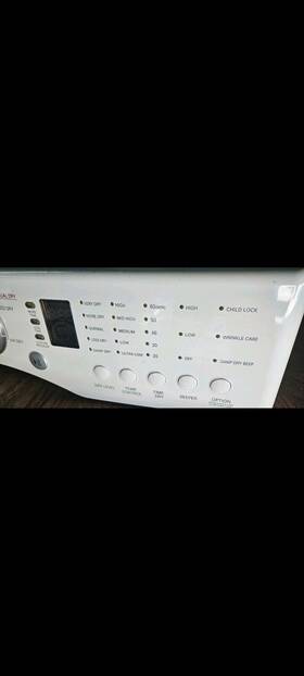 Dle2516w Lg Dryer Control Panel Model Front Load Dle2516w Lg Dryer Control Panel Model Front Load