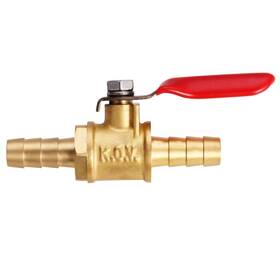 Litorange 011605708231 2 Pcs Lead-free Brass Water Mini Ball Valve Shut Off Switch 3/8 Inch Hose Id X 3