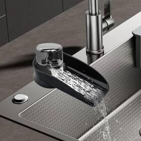 Dhg2-lzw Lizewei Black Dishwasher Air Gap Cover Water Ramp Silicone Splash Guard Universal Acc