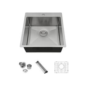 Lt18189r1 Lordear 18 Drop In Kitchen Sink Topmount Bar 16 Gauge Single Bowl Stainl