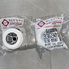 3369012 Lot Of 2 New Genuine Oem Whirlpool Dishwasher Disc Mount