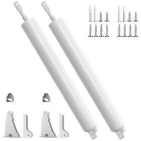 V150wh Luleyjor Storm Door Closer Heavy Duty 2 Pieces White With Hold Open F