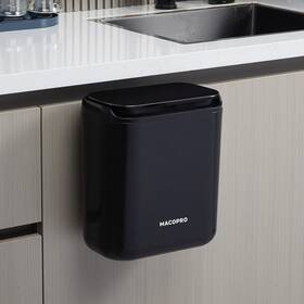 Hk-sn21-b Macopro Compost Bin Hanging Trash Can With Lid Under Sink For Kitchen Food Waste B Inch