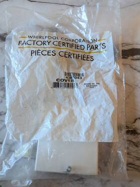 4387043 Makspro Oem Whirlpool Refrigerator Ice Dispenser Door Cover Kit New
