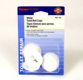 403733 Master Plumber 12 Pack - Plastic Toilet Bolt Cap