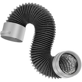 Mt9080 Matework Upgraded 4 Inch Dryer Vent Connector Kit With 5 Feet Pvc Hose Black And Whit