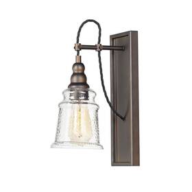 21572hmoi Maxim Revival 1 Light Wall Sconce With Oil Rubbed Bronze Finish