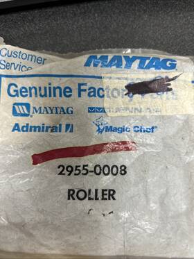 2955-0008 Maytag Part# Dishwasher Roller G5f